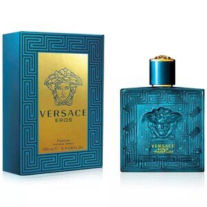 Versace Eros Parfum 3.4oz / 100ml Spray for Men Versace Brand New Sealed